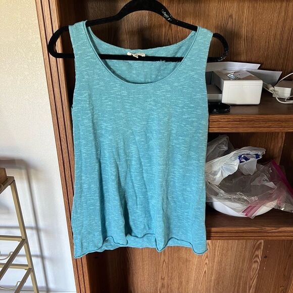 EILEEN FISHER LINEN COTTON TANK - Picture 1 of 4